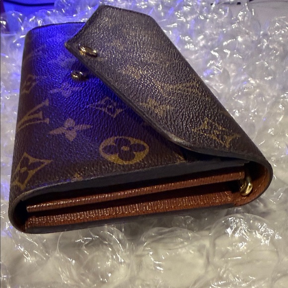 Louis Vuitton Brown Monogram Wallet with Gold Chain - Picture 7 of 16